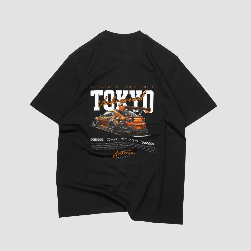 TOKYO BACKPRINT OVERSIZED TSHIRT