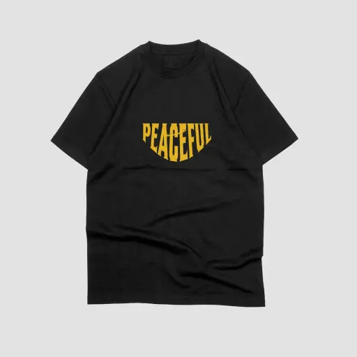 PEACEFUL BACKPRINT OVERSIZED TSHIRT